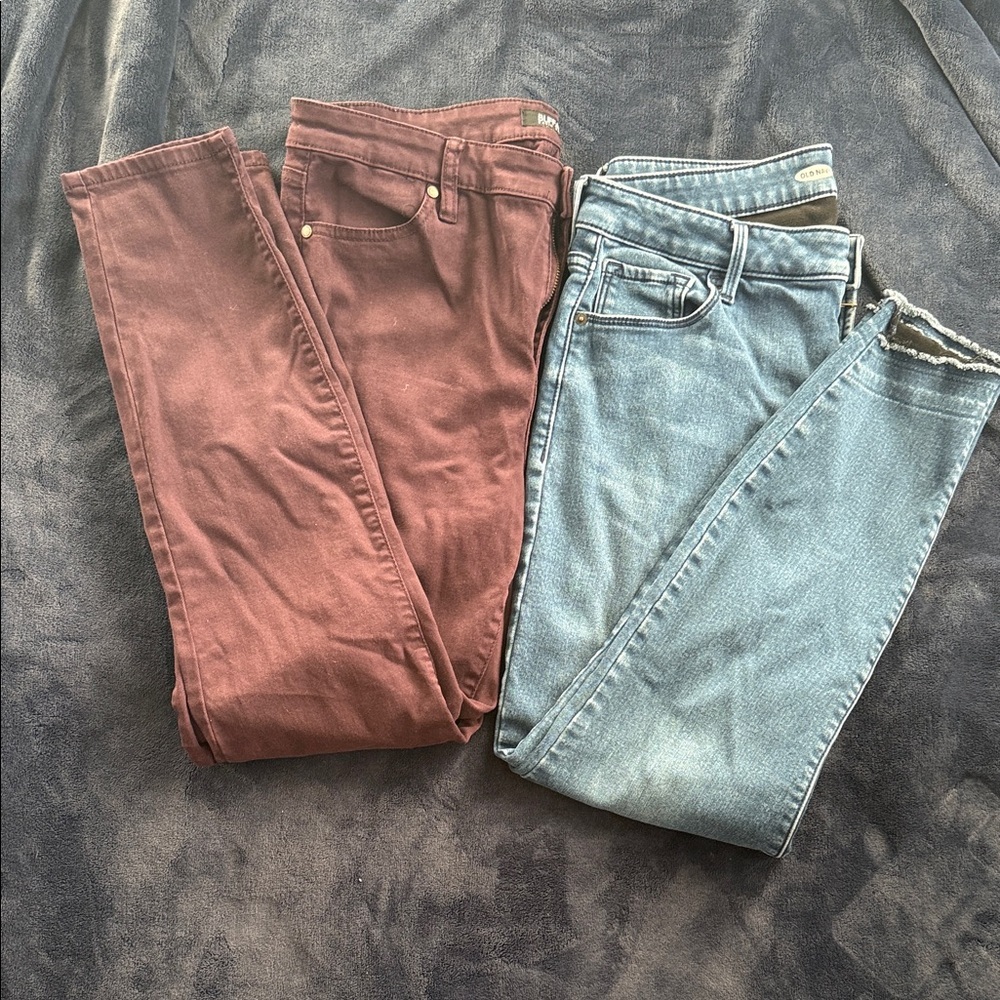 Set Old Navy búffalo Dark Blue Ankle Jeans